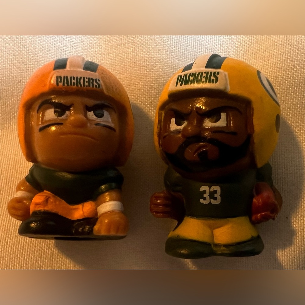 NFL Football Green Bay Packers Jones 33 Teenymate & 1 unnamed player Teenymate